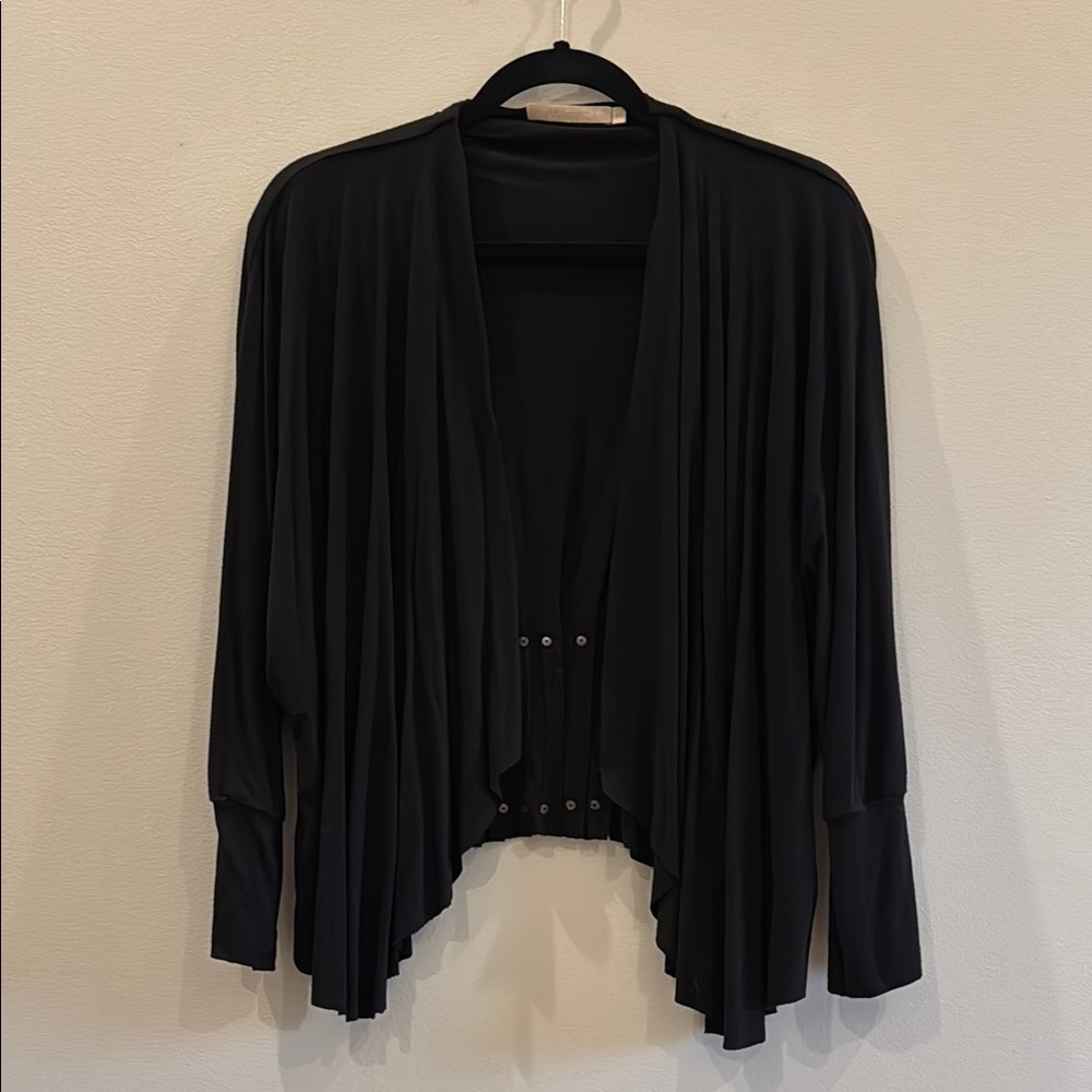 Testimony Elegant Black Women's knit jacket